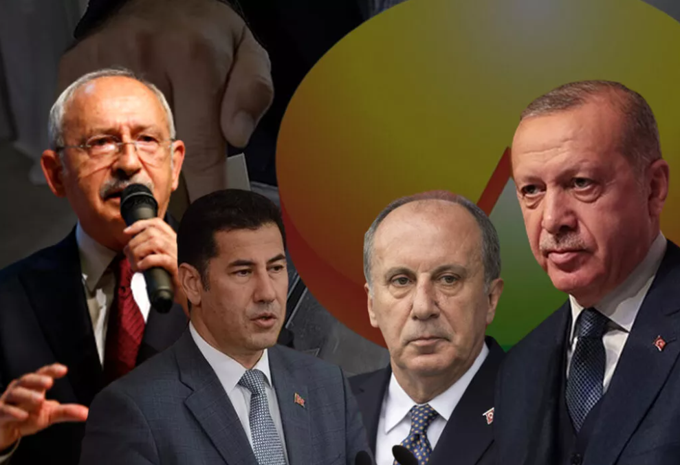 4 adaylı son seçim anketi! Erdoğan'la Kılıçdaroğlu arasındaki fark kaç?
