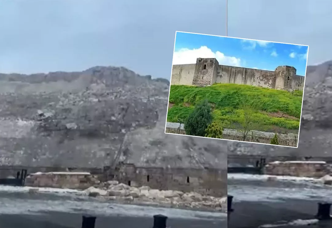 7.4 büyüklüğündeki depremden sonra tarihi Gaziantep Kalesi yıkıldı!