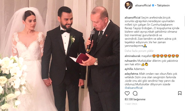 Alişan'dan Cumhurbaşkanı Erdoğan'a teşekkür!