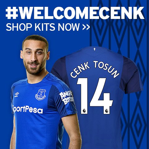 İşte Cenk Tosun'un Everton'daki forma numarası
