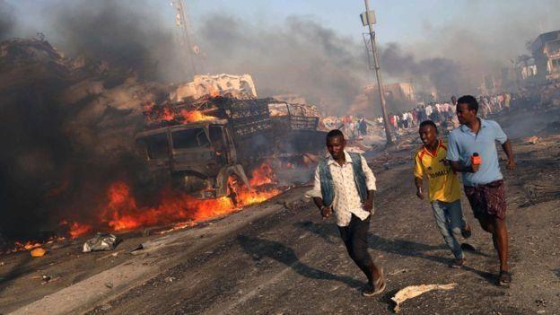 Somali'de Patlama: 230 İnsan Öldü!