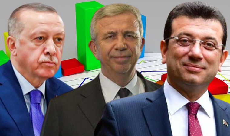 Son ankette Erdoğan'ın karşısına İmamoğlu ve Yavaş çıkarıldı! Biri farklı kaybederken, diğeri yarışı önde bitirdi