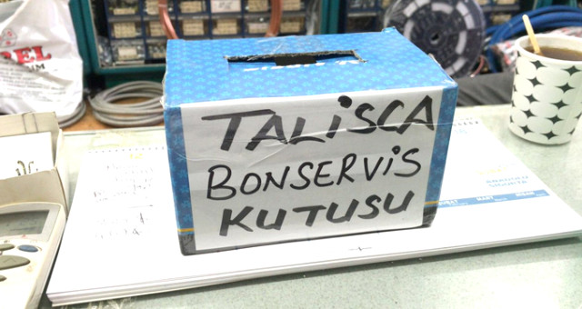 Talisca için Beşiktaşlı esnaftan bonservis kutusu